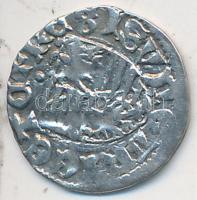 1390-1427. Denar Ag "Zsigmond" (0.46g) T:2- Tanúsítvánnyal  Huszár 576., Unger I.: 449.a