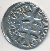 1390-1427. Denar Ag "Zsigmond" (0.46g) T:2- Tanúsítvánnyal 
Huszár 576., Unger I.: 449.a