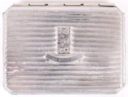 1948 Magyar dohányjövedék 1848-1948 fém cigarettatárca címerrel