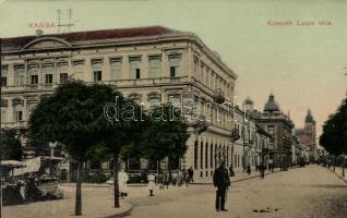 Kassa, Kossuth Lajos utca, Fritsch Europa szálloda / street, hotel