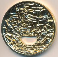 1992. "1956-os forradalom" aranyozott emlékérem (42,5mm) T:PP