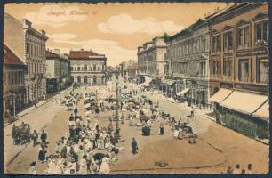 Szeged, Klauzál tér, piac, Bruckner Dezső könyvnyomda