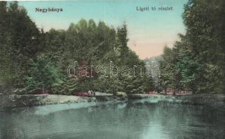 Nagybánya, Ligeti tó; Frankovits A. kiadása / park, lake