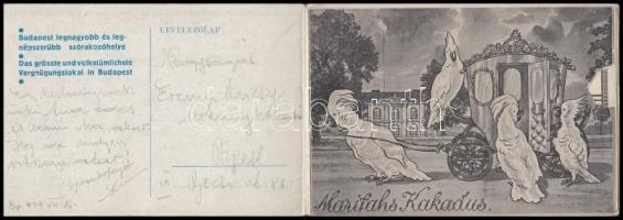 cca 1930 Bp., Az Angolpark reklámfüzete