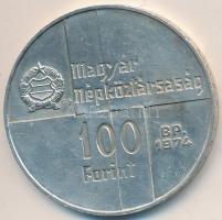 1974. 100Ft Ag "50 éves az MNB" T:BU Adamo EM45