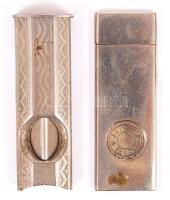 2 db mini fém szivarvágó, h: 5 cm /
cigar cutters
