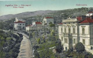 Crikvenica, Pogled na Ville / villa quarter