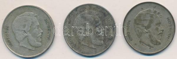 1947. 5Ft Ag "Kossuth" (3x) T:2-,3