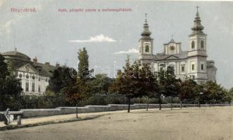 Nagyvárad, Katolikus püspöki palota, Székesegyház, kiadja Benkő Artur / bishop's palace, cathedral (EK)