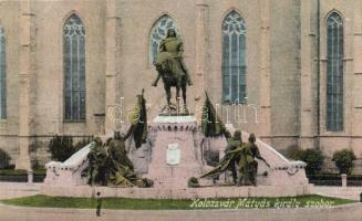 Kolozsvár, Mátyás király szobor / statue (EK)