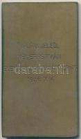 1936. "Budapesti Labdarúgó Alszövetség (BLASZ) 1926-1936" zománcozott Br emlékplakett ered...