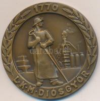 ~1960. "Lenin Kohászati Művek Diósgyőr" Br emlékérem (50mm) T:1-