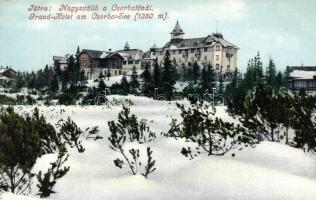 Tátra, Csorba tó, Nagy szálló, kiadja Földes Samu / lake, hotel