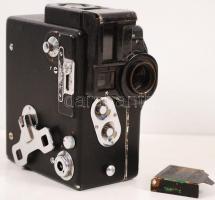 cca 1930 Ditmar márkájú filmfelvevő bőr tokban / cca 1930 Ditmar movie camera