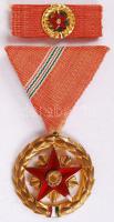 1957. "Szocialista Munkáért Érdemérem" szalagsávval, miniatűrrel (címer ferde) T:2