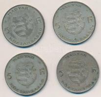 1947. 5Ft Ag "Kossuth" (4x) T:2-,3 Adamo F8.1