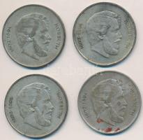 1947. 5Ft Ag "Kossuth" (4x) T:2-,3
Adamo F8.1