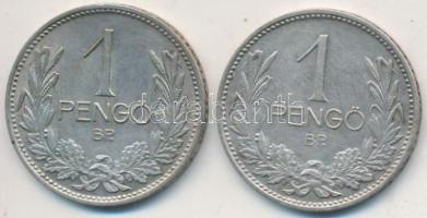 1937-1939. 1P Ag (2x) T:2