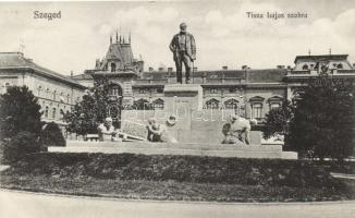 Szeged, Tisza Lajos szobor, kiadja Pető Ernő