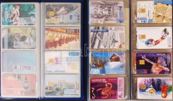 1992-1996 80 db telefonkártya berakóban