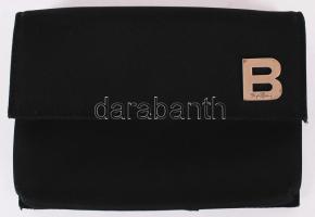 Björn Borg fekete textil pénztárca, jó állapotban, 10x15 cm