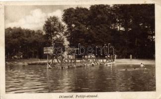 Dömsöd, Petőfi strand hajókikötője (fa)