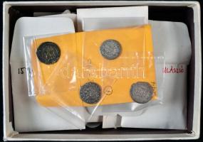 ~1500-1600. ~80db-ból álló Denár Ag gyűjtemény szebb darabokkal dobozban T:vegyes