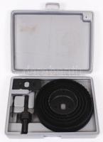 Fém körfűrész készlet műanyag tokban tartozékokkal