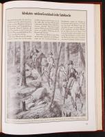 A Vadnyugat és alakjairól szóló 6 db német nyelvű sok képet tartalmazó könyv, igényes festett műbőr ...