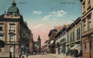 Kassa, Kossuth Lajos utca, Bradovka Gyula kereskedése / Kossuth street, shop (fl)