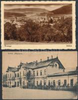 2 db RÉGI felvidéki városképes lap (Rozsnyó, Ruttka) / 2 old Upper Hungarian town-view postcards