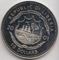 Libéria 2001. 10$ "Szabadság pillanatai - A keresztényüldözés vége" multicolor T:PP Liberia 2001. 10 Dollars "Moments of Freedom - End of Christian Persecution" multicolor C:PP