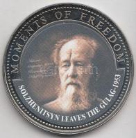 Libéria 2001. 10$ "Szabadság pillanatai - Szolzsenyicin elhagyja a Gulágot" multicolor T:P...