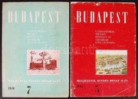 1946 Budapest, A székesfőváros történeti művészeti és társadalmi képes folyóirata 5. és 7. szám
