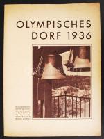 1936 Olympisches dorf, német nyelvű kiadvány az olimpiai faluról, 21p