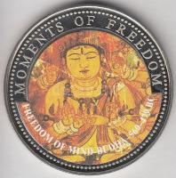 Libéria 2001. 10$ "Szabadság pillanatai - A szellem szabadsága Buddha" multicolor T:PP
Lib...