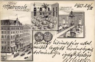 Budapest Hotel Metropole Litho