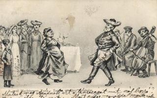 A woil Machtunem Tanz / Jewish wedding dance, Judaica, humour