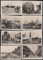 cca 1930 Port Said 12 fénykép / photos 10x7 cm