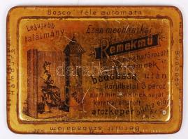 1896 Millenniumi kiállításon automata által készített fénykép reklámos hátú fém lemezen. / Automatic...