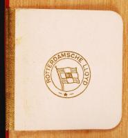 1939 Rotterdamische Lloyd reklámos hajós zsebnaptár / naval ship commercial mini calendar 7x10 cm