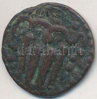 Ceylon(Sri Lanka) ~1200. Massa Kahavanu bronzpénz T:3
Ceylon(Sri Lanka) ~1200. Massa Kahavanu brass ...
