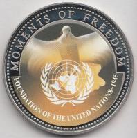 Libéria 2001. 10$ "Szabadság pillanatai-Az ENSZ megalapítása 1945." multicolor T:PP
Liberi...