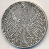 NSZK 1966D 5M Ag T:2-
GFR 1966D 5 Mark Ag C:VF