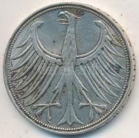 NSZK 1951D 5M Ag T:2-
GFR 1951D 5 Mark Ag C:VF
Krause KM112.1