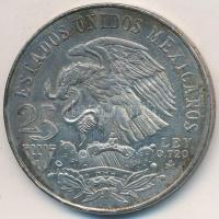 Mexikó 1968. 25P Ag "Olimpia" T:2- Mexico 1968. 25 Pesos Ag "Olympics" C:VF Krause KM#479.1