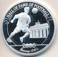 Uganda 2006. 2000Sh Ag "A labdarúgás halhatatlanjainak csarnoka - Németország 1980-as évek / Lo...