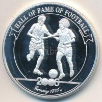 Uganda 2006. 2000Sh Ag "A labdarúgás halhatatlanjainak csarnoka - Németország 1970-es évek/Paul...