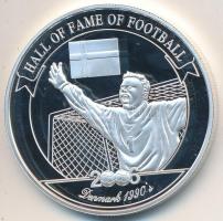 Uganda 2006. 2000Sh Ag "A labdarúgás halhatatlanjainak csarnoka - Dánia 1990-es évek / Peter Sc...