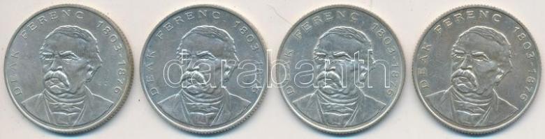 1994. 200Ft Ag "Deák" (4x) T:2,2-
Adamo F13.1